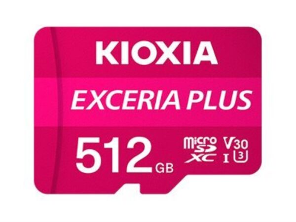 MICRO SD KIOXIA 512GB EXCERIA PLUS UHS-I C10 R98 CON ADAPTADOR 4582563851030 LMPL1M512G