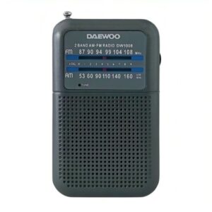 Radio Portátil Daewoo DW1008/ Gris 8436533798442 DW1008GR DAE-RADIO DW1008 GY