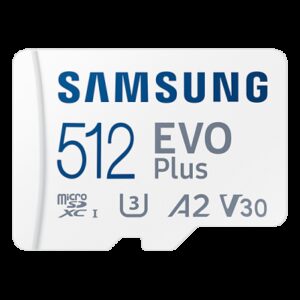Samsung EVO Plus memoria flash 512 GB MicroSDXC UHS-I Clase 10 8806092411173 | P/N: MB-MC512KA/EU | Ref. Artículo: 1351339
