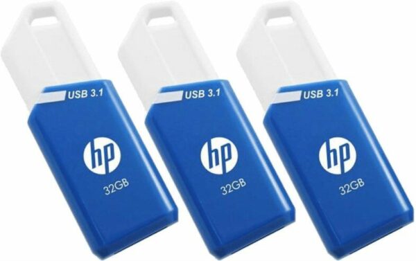 USB 3.1 HP 32GB X755W PACK DE 3 AZUL 4718006451523 P-HPFD755W32X3-GE