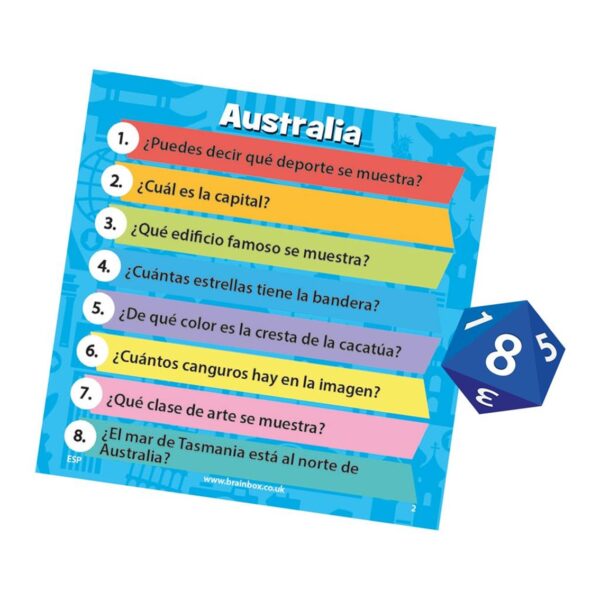 Juego de mesa brainbox el mundo pegi 8 - Imagen 3