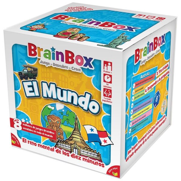 5025822234018 | P/N: TGG13401 | Cod. Artículo: MGS0000010538 Juego de mesa brainbox el mundo pegi 8