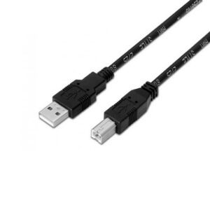 8436574700060 CABLE USB(A) 2.0 A USB(B) 2.0 AISENS 3M NEGRO A101-0007 A0021394 Aisens Cables A101-0007