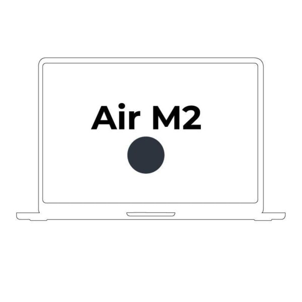 Apple Macbook Air 13.6"/ M2 8-Core CPU/ 8GB/ 256GB SSD/ 8-Core GPU/ Negro Medianoche 194253083412 MLY33Y/A APL-BOOK AIR MLY33Y/A