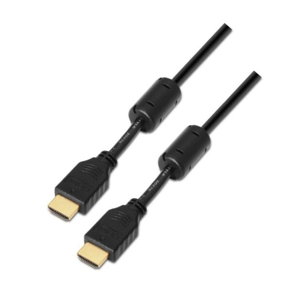 Cable HDMI 1.4 Aisens A119-0098/ HDMI Macho - HDMI Macho/ Hasta 10W/ 720Mbps/ 1.8m/ Negro 8436574700978 A119-0098 AIS-CAB A119-0098