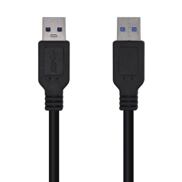 Cable USB 3.0 Aisens A105-0447/ USB Macho - USB Macho/ 2m/ Negro 8436574704969 A105-0447 AIS-CAB USB A105-0447