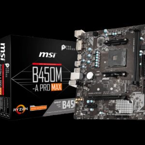 MSI B450M-A PRO MAX placa base AMD B450 Zócalo AM4 micro ATX 4719072667696 | P/N: 911-7C52-002 | Ref. Artículo: 1326110