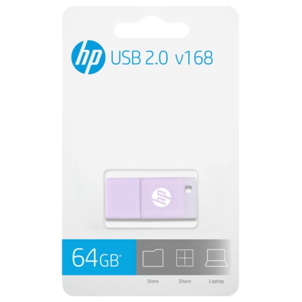 USB 2.0 HP 64GB v168 LILA 4718006454661 HPFD168P-64