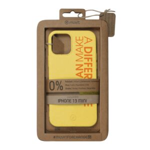 8426801166042 | P/N: MCBKC0254 | Cod. Artículo: DSP0000023483 Funda muvit bambootek para apple iphone 13 mini naranja