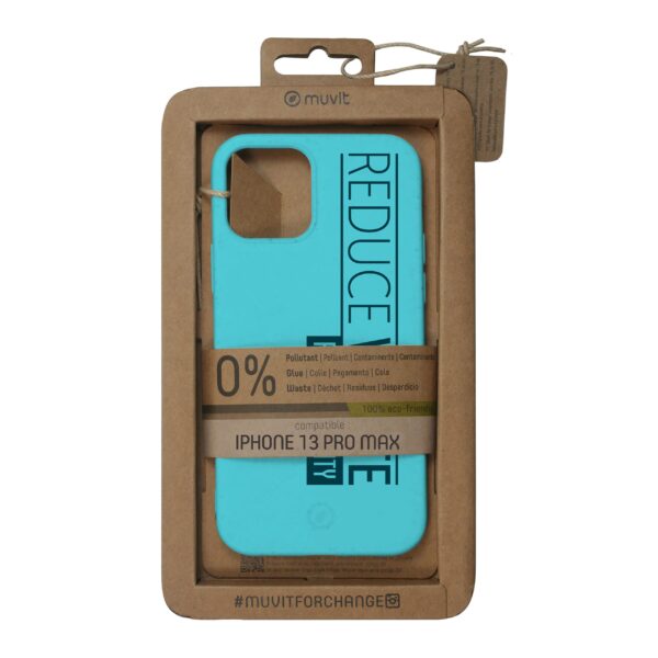 8426801166066 | P/N: MCBKC0256 | Cod. Artículo: DSP0000023487 Funda muvit bambootek para apple iphone 13 pro max azul