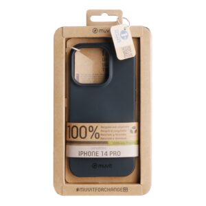 8426801168299 | P/N: MCCRS0339 | Cod. Artículo: DSP0000023421 Funda muvit recycletek para apple iphone 14 pro negra