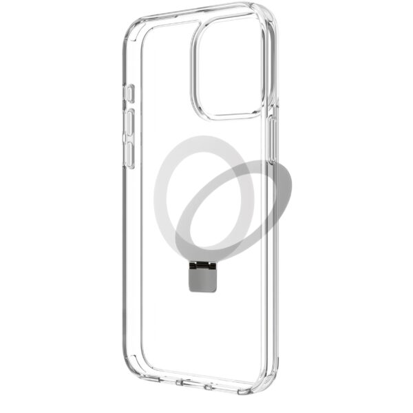 Funda muvit recycletek magsafe + soporte para iphone 15 pro max transparente - Imagen 5