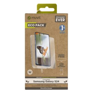 8426801173033 | P/N: MCPAK0091 | Cod. Artículo: DSP0000023494 Funda muvit para samsung galaxy s24 + protector de pantalla vidrio templado plano