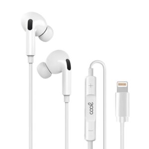 8434847068060 8434847068060 COOL AURICULARES BLANCOS STEREO CON MICRO IPHONE - GOMA IN-EAR (LIGHTNING BLUETOOTH)