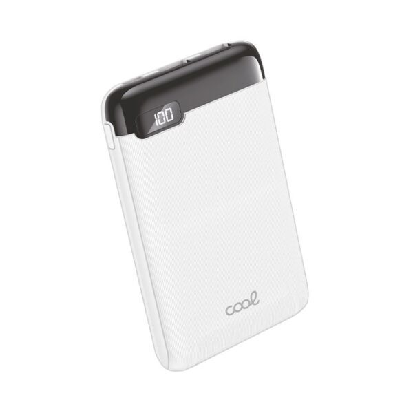 8434847069609 8434847069609 COOL BATERIA EXTERNA POWER BANK 5000 MAH DISPLAY 10W BLANCO