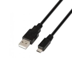 8436574700275 CABLE USB(A) 2.0 A MICRO USB(B) 2.0 AISENS 1.8M NEGRO A101-0028 A0021404 Aisens Cables A101-0028