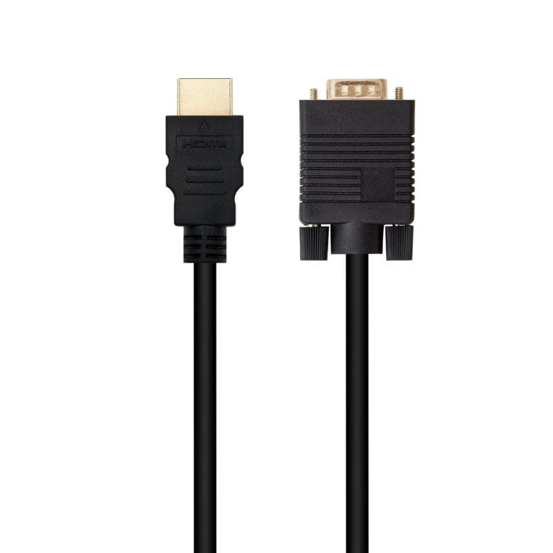 Cable-Conversor-Nanocable-10.15.4348-HDMI-Macho-VGA-Macho-1.8m-Negro-8433281013827-10.15.4348-NAN-CAB-10-15-4348-1