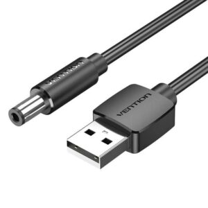 Cable Conversor USB Vention CEXBG/ USB Macho - DC 3.5mm Macho/ 1.5m/ Negro 6922794746725 CEXBG VEN-ADP CEXBG