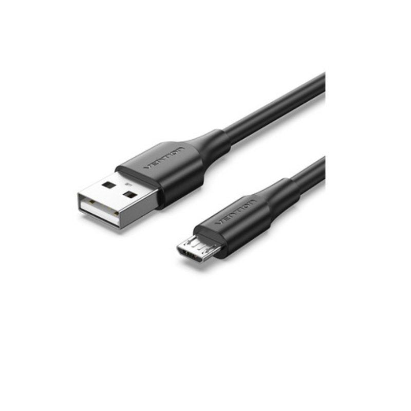 Cable USB 2.0 Vention CTIBI/ USB Macho - MicroUSB Macho/ Hasta 60W/ 480Mbps/ 3m/ Negro 6922794767621 CTIBI VEN-CAB CTIBI