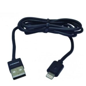 Cable USB Lightning Duracell USB5012A/ USB Macho - Lightning Macho/ 1m/ Negro 5055190136737 USB5012A DRC-CABLE USB-LIGHTNING NEGR