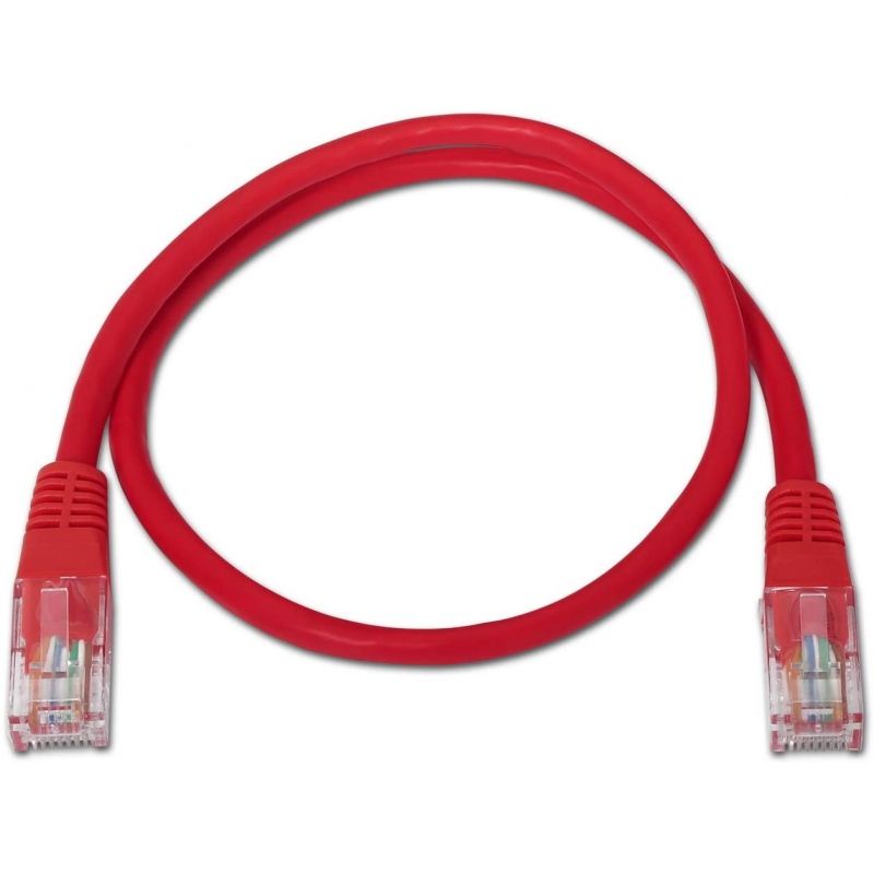 Cable-de-Red-RJ45-UTP-Aisens-A135-0238-Cat.6-1m-Rojo-8436574702378-A135-0238-AIS-CAB-A135-0238-1