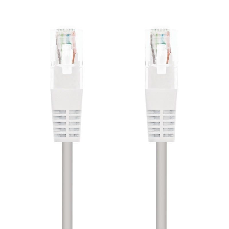 Cable de Red RJ45 UTP Nanocable 10.20.0101-W Cat.5e/ 1m/ Blanco 8433281003415 10.20.0101-W NAN-CAB 10 20 0101-W