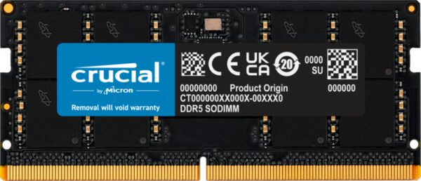 DDR5 SODIMM CRUCIAL 32GB 4800 0649528906533 CT32G48C40S5
