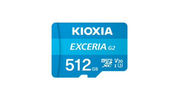 MICRO SD KIOXIA 512GB EXCERIA G2 W/ADAPTOR 4582563854529 LMEX2L512GG2