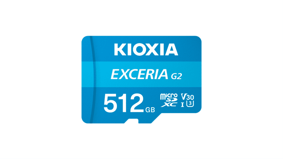 MICRO SD KIOXIA 512GB EXCERIA G2 W/ADAPTOR 4582563854529 LMEX2L512GG2