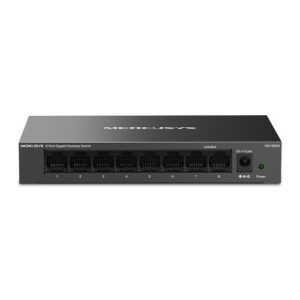 Mercusys MS108GS switch No administrado Gigabit Ethernet (10/100/1000) Negro 6957939001339 | P/N: MS108GS | Ref. Artículo: 1370980