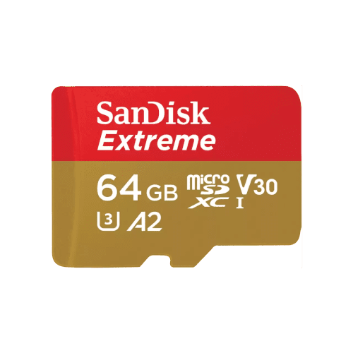 SanDisk Extreme 64 GB MicroSDXC UHS-I Clase 10 0619659193409 | P/N: SDSQXAH-064G-GN6MA | Ref. Artículo: 1358317