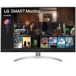 Smart Monitor LG 32SQ700S-W 31.5"/ 4K/ Smart TV/ Multimedia/ Regulable en altura/ Plata y Blanco 8806084847010 32SQ700S-W LG-M 32SQ700S-W