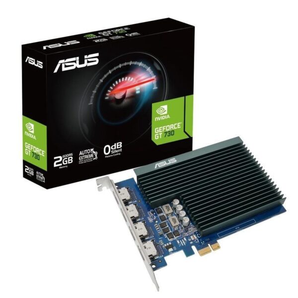 Tarjeta Gráfica Asus GeForce GT 730/ 2GB GDDR5 4711081369417 90YV0H20-M0NA00 ASU-GF GT730 2G