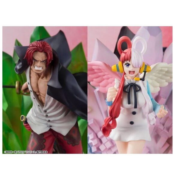 Figura tamashii nations figuarts zero one piece extra battle red shanks & uta - Imagen 4