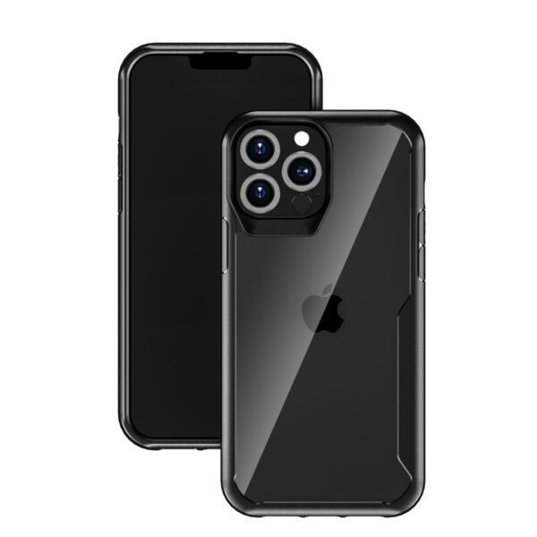 Funda muvit shockproof 2m para apple iphone 13 pro max transparente - negra - Imagen 5