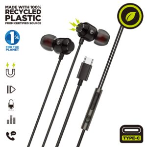 8426801170599 | P/N: MCHPH0006 | Cod. Artículo: DSP0000022116 Auriculares magneticos muvit m32 usb tipo c negro