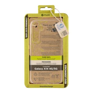 8426801170957 | P/N: MCCRS0418 | Cod. Artículo: DSP0000023498 Funda muvit recycletek para samsung galaxy a14 4g - 5g transparente