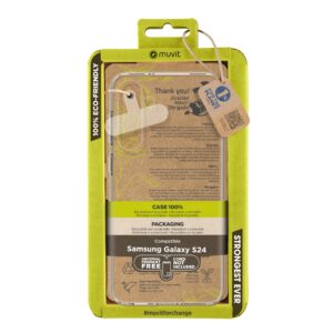 8426801172821 | P/N: MCCRS0504 | Cod. Artículo: DSP0000023510 Funda muvit recycletek para samsung galaxy s24 transparente