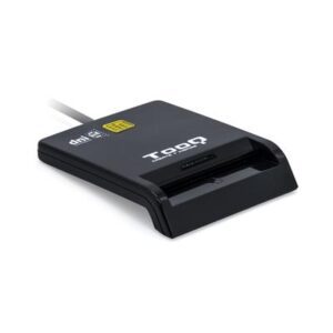 8433281010376 TQR-211B LECTOR TARJETAS EXTERNO DNIE SIM USB-C NEGRO TOOQ
