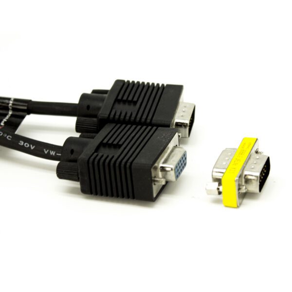 8436043205195 | P/N:  | Cod. Artículo: PHCABLEVGAMM5 Cable svga d - sub15 de 5 m - m - h con adaptador m - m