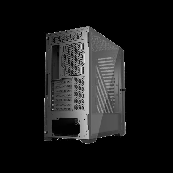 Caja phoenix artisan noble negra con frontal de madera atx cristal templado gaming cristal templado filtros antipolvo tipo c - Imagen 7