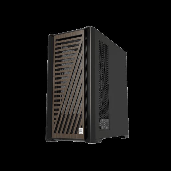 Caja phoenix artisan noble negra con frontal de madera atx cristal templado gaming cristal templado filtros antipolvo tipo c - Imagen 8