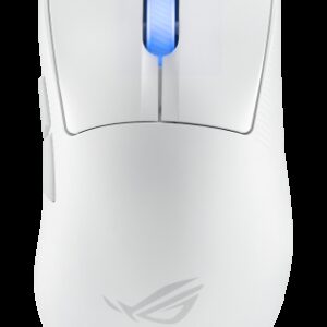 ASUS ROG Keris II Ace Wireless AimPoint White ratón mano derecha RF Wireless + Bluetooth + USB Type-A Óptico 42000 DPI 4711387394618 | P/N: 90MP03N0-BMUA10 | Ref. Artículo: 1378820