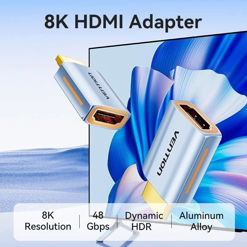 Adaptador-HDMI-8K-Vention-AIVH0-HDMI-Macho-HDMI-Hembra-6922794779556-AIVH0-VEN-ADP-AIVH0-1