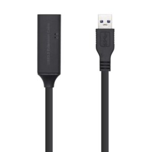 Cable Alargador USB 3.0 con Amplificador Aisens A105-0408/ USB Macho - USB Hembra/ Hasta 9W/ 625Mbps/ 10m/ Negro 8436574704297 A105-0408 AIS-CAB A105-0408