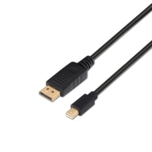 Cable Conversor Aisens A124-0132/ DisplayPort Macho - Mini DisplayPort Macho/ Hasta 5W/ 2300Mbps/ 3m/ Negro 8436574701319 A124-0132 AIS-CAB A124-0132