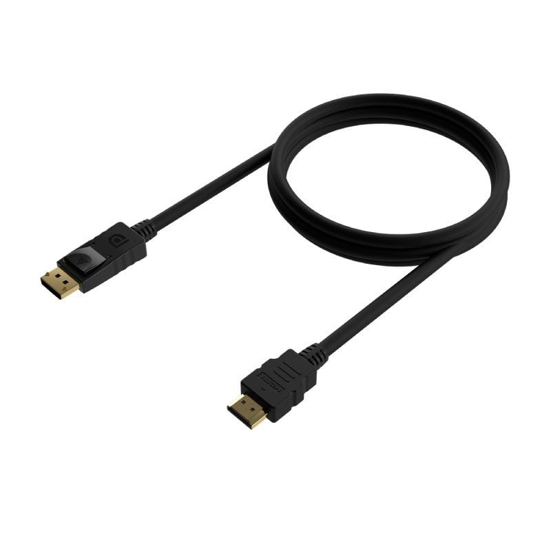 Cable-Conversor-Aisens-A125-0551-DisplayPort-Macho-HDMI-Macho-Hasta-5W-2300Mbps-1.5m-Negro-8436574706567-A125-0551-AIS-CAB-A125-0551-1