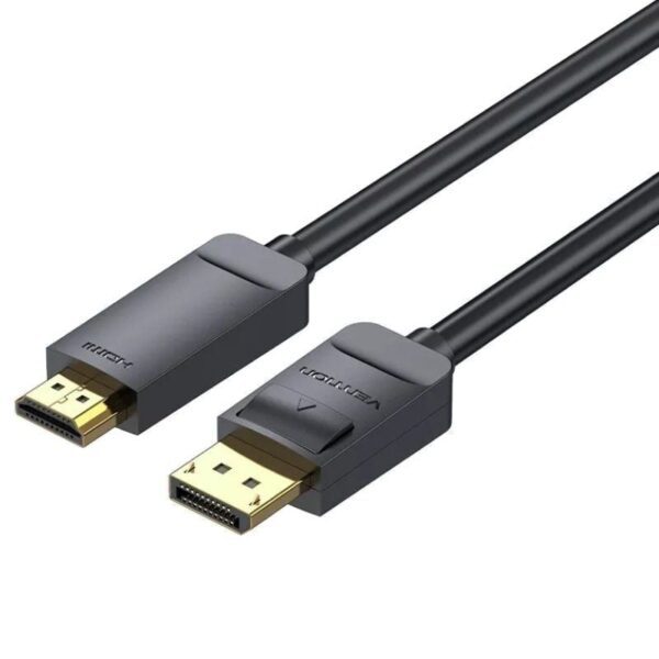 Cable Conversor Vention HAGBG/ DisplayPort Macho - HDMI 4K Macho/ 1.5m/ Negro 6922794749214 HAGBG VEN-CAB HAGBG