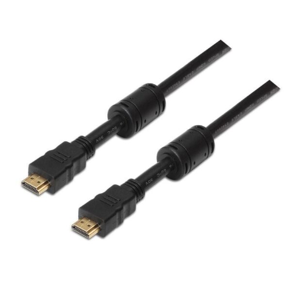 Cable HDMI 1.4 Aisens A119-0102/ HDMI Macho - HDMI Macho/ Hasta 10W/ 720Mbps/ 10m/ Negro 8436574701012 A119-0102 AIS-CAB A119-0102