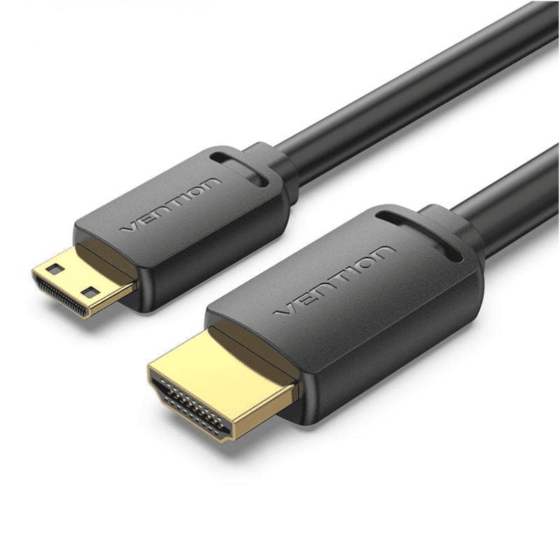 Cable HDMI 4K Vention AGHBF/ HDMI Macho - Mini HDMI Macho/ 1m/ Negro 6922794772151 AGHBF VEN-CAB AGHBF